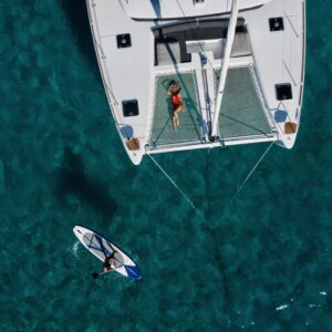 Mykonos Catamaran Daytime or Sunset Sailing with Food and Drinks