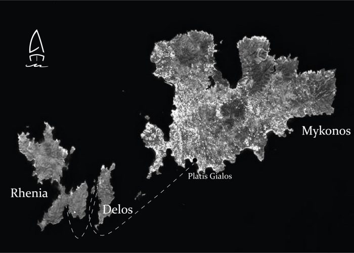 map Rhenia Delos